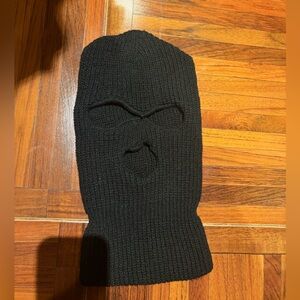 Black Knit Beanie ski mask